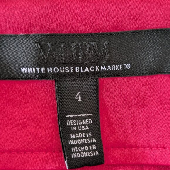 Long Sleeve V-Neck Empire Waist Blouse- Hollywood Pink Sz. 4 - Picture 10 of 15